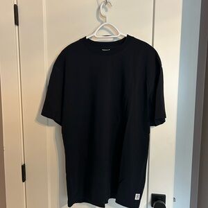 Reigning Champ Black Short Sleeve Crew Tee